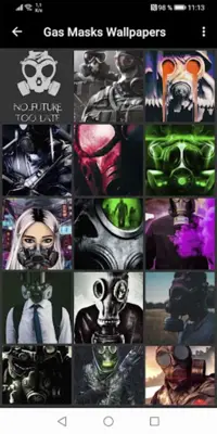 Gas Mask Wallpapers android App screenshot 0